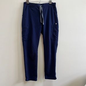 FIGS Yola Skinny scrub pants Size small Navy